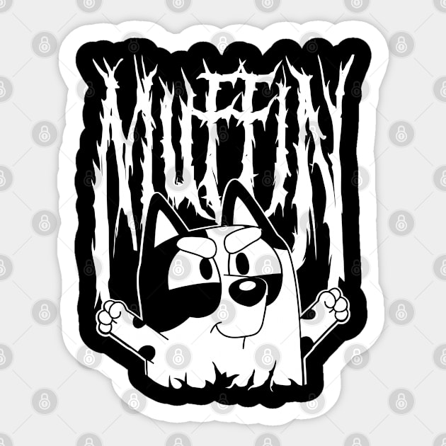 muffin death metal Sticker by GapiKenterKali